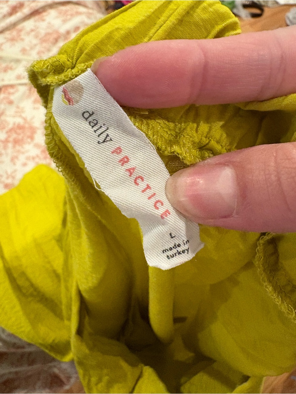 Anthropologie Bright Yellow Wide-Leg Pants with Side Stripe - Picture 2 of 2